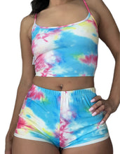 Load image into Gallery viewer, TwerkOut Gear, Dolphin Tie Dye Shorts Set